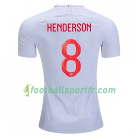 Tenue Angleterre Henderson 8 Domicile Coupe du monde 2018 Maillot de Foot